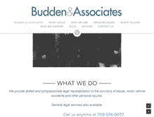 Tablet Screenshot of buddenlaw.com